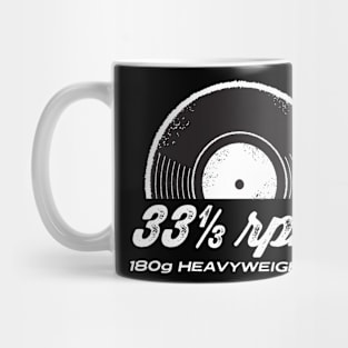 33 1/3 rpm 190 gram heavyweight vinyl Mug